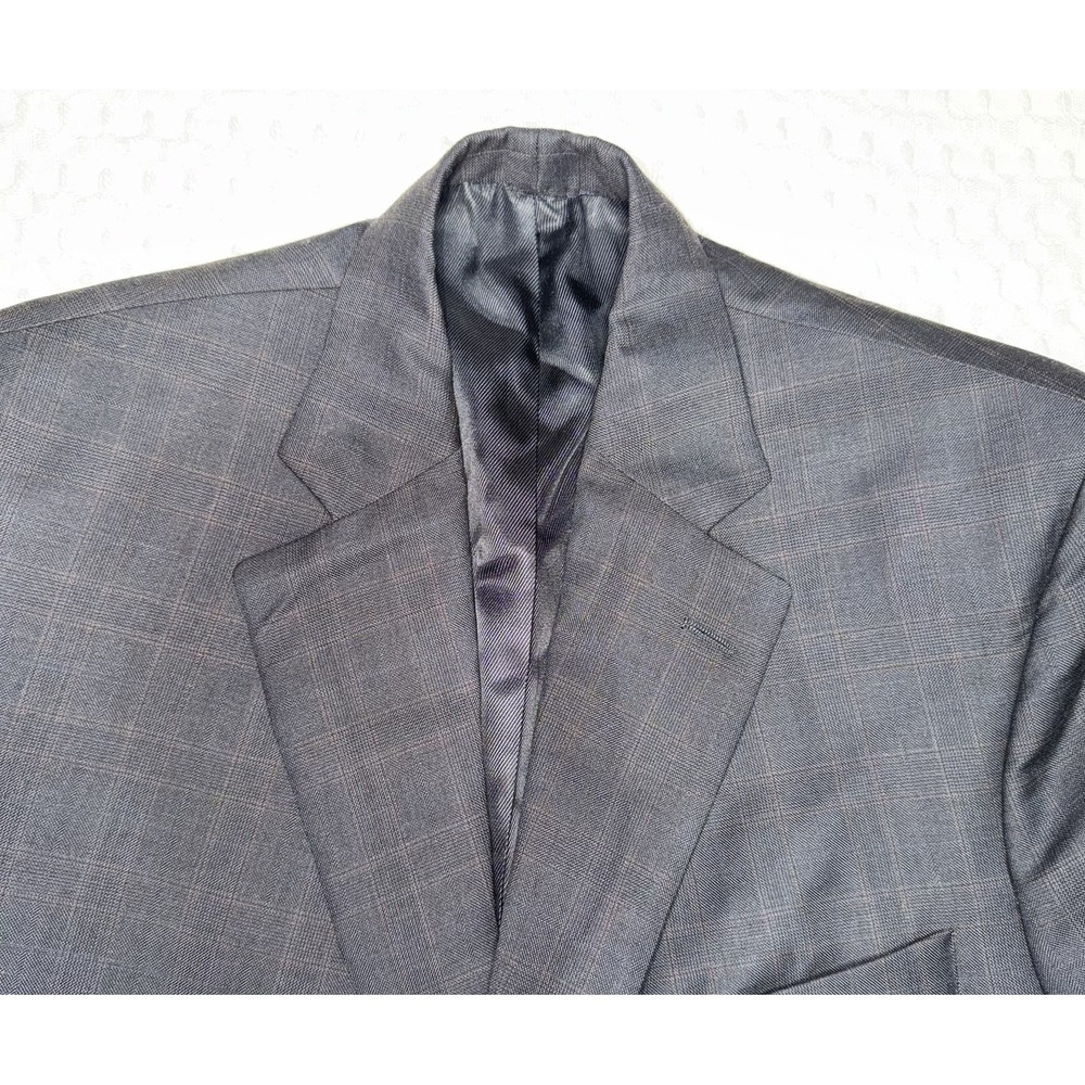 Jack Victor Jacket Men 44S Blue Blazer Saks Fifth‎ Avenue Wool Sport Coat Preppy